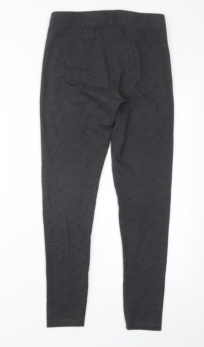 7UP Womens Grey   Capri Leggings Size M L26 in