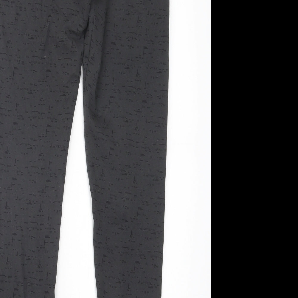 7UP Womens Grey   Capri Leggings Size M L26 in