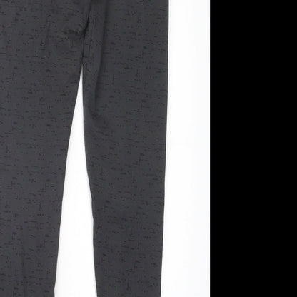 7UP Womens Grey   Capri Leggings Size M L26 in