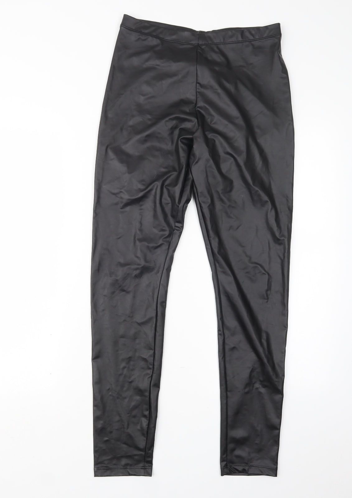 Womens UK Size S H&M Regular Fit  Black Trousers