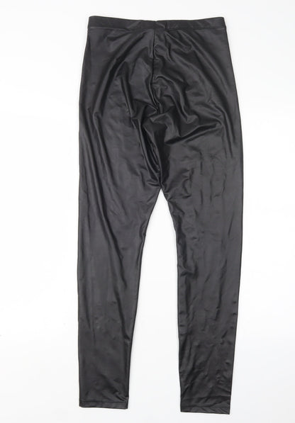 Womens UK Size S H&M Regular Fit  Black Trousers