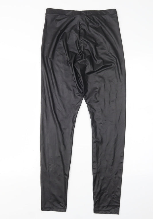 Womens UK Size S H&M Regular Fit  Black Trousers