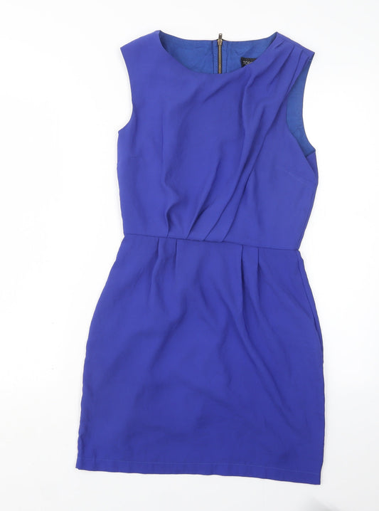 Topshop Womens Blue   A-Line  Size 8