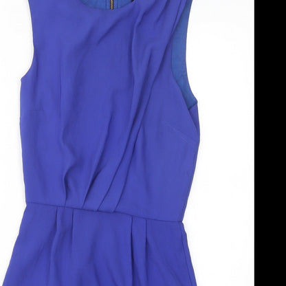Topshop Womens Blue   A-Line  Size 8