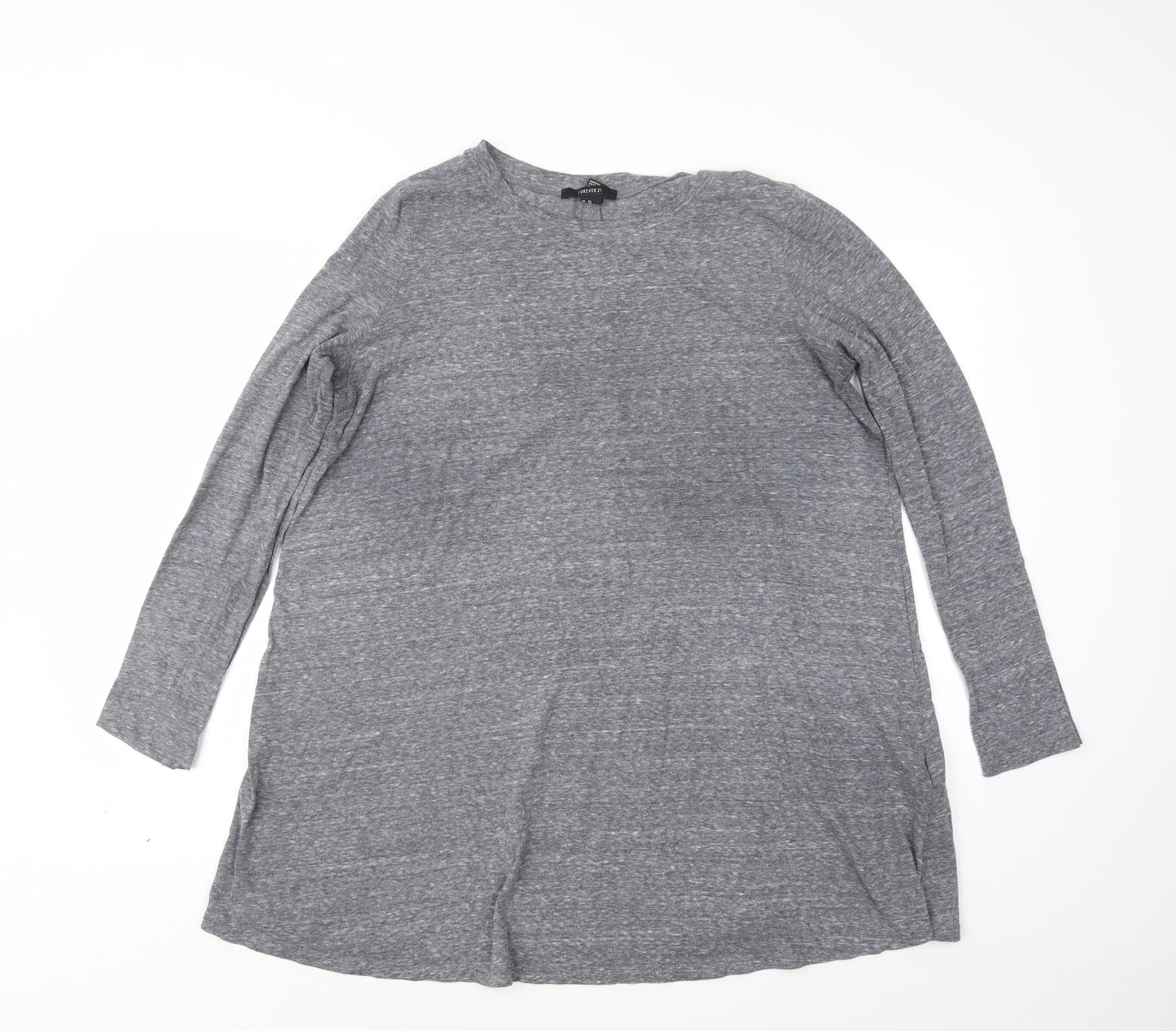 FOREVER 21 Womens Blue   Basic T-Shirt Size XL