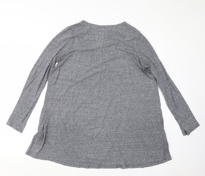 FOREVER 21 Womens Blue   Basic T-Shirt Size XL