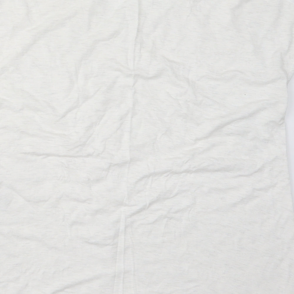 Womens UK Size XS Halston White Basic T-Shirt