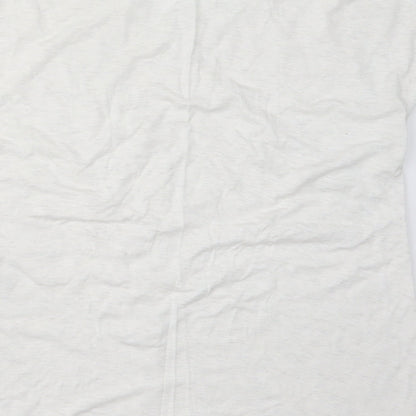 Womens UK Size XS Halston White Basic T-Shirt