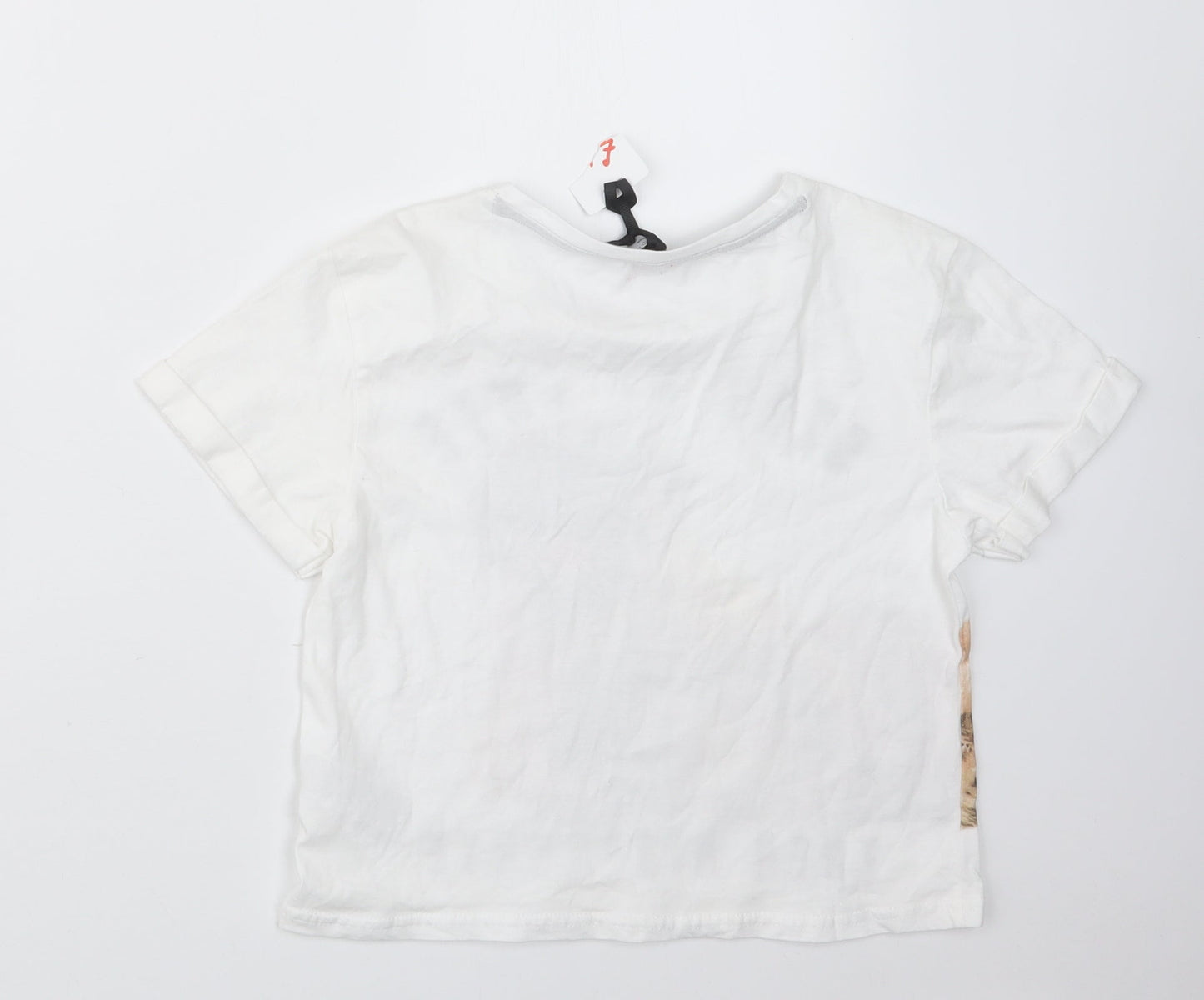 New Look Girls White Geometric  Top Pyjama Top Size S