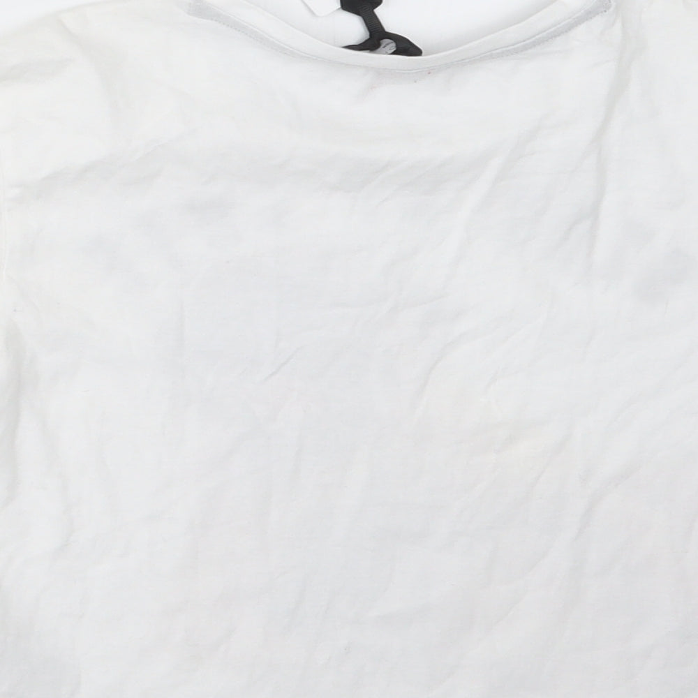 New Look Girls White Geometric  Top Pyjama Top Size S