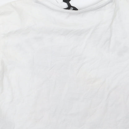 New Look Girls White Geometric  Top Pyjama Top Size S