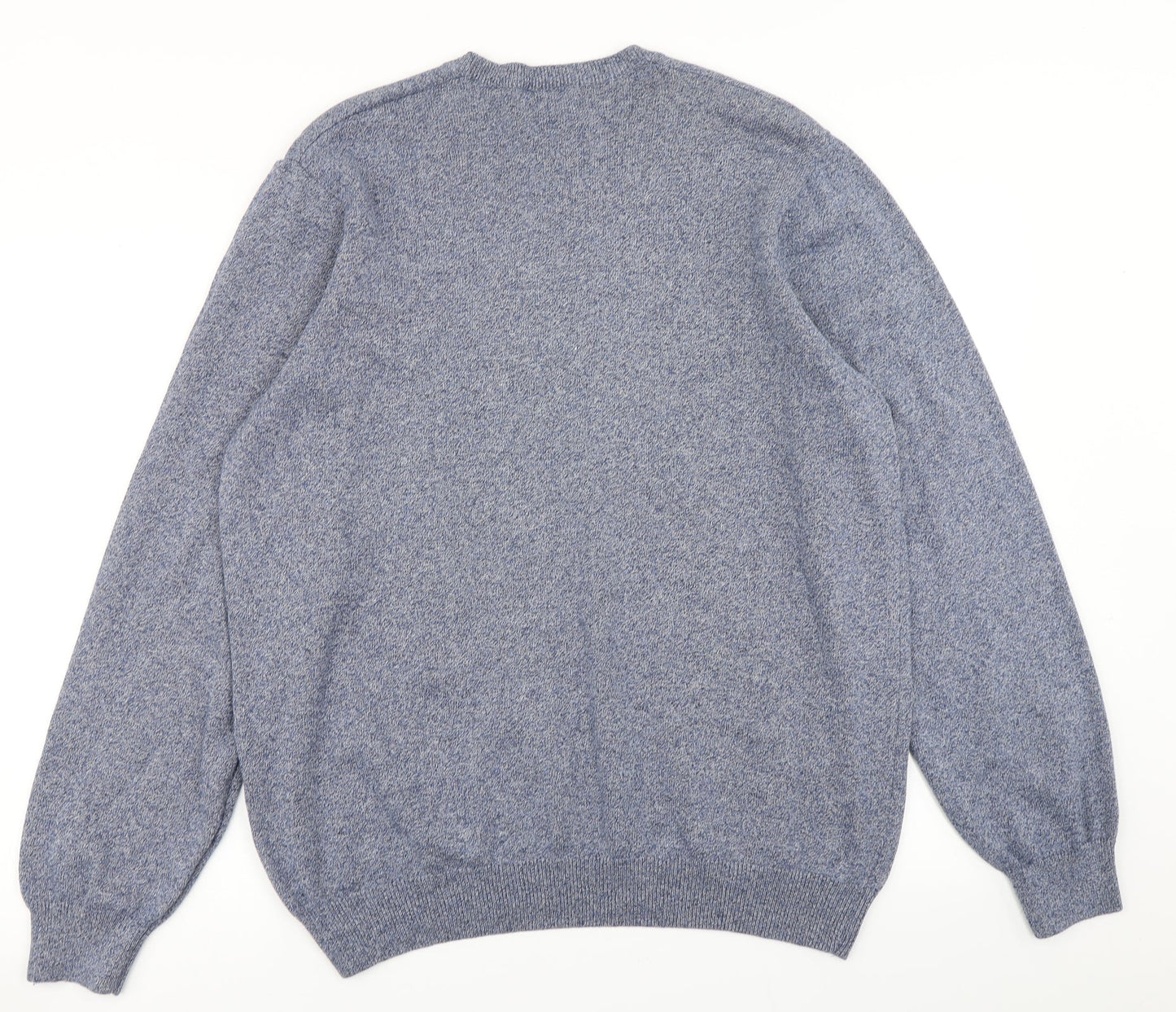 M&S Mens Blue  Knit Pullover Jumper Size XL