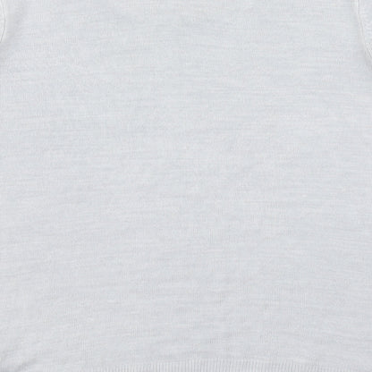 Womens UK Size 14 Marks & Spencer Blue Pullover Jumper