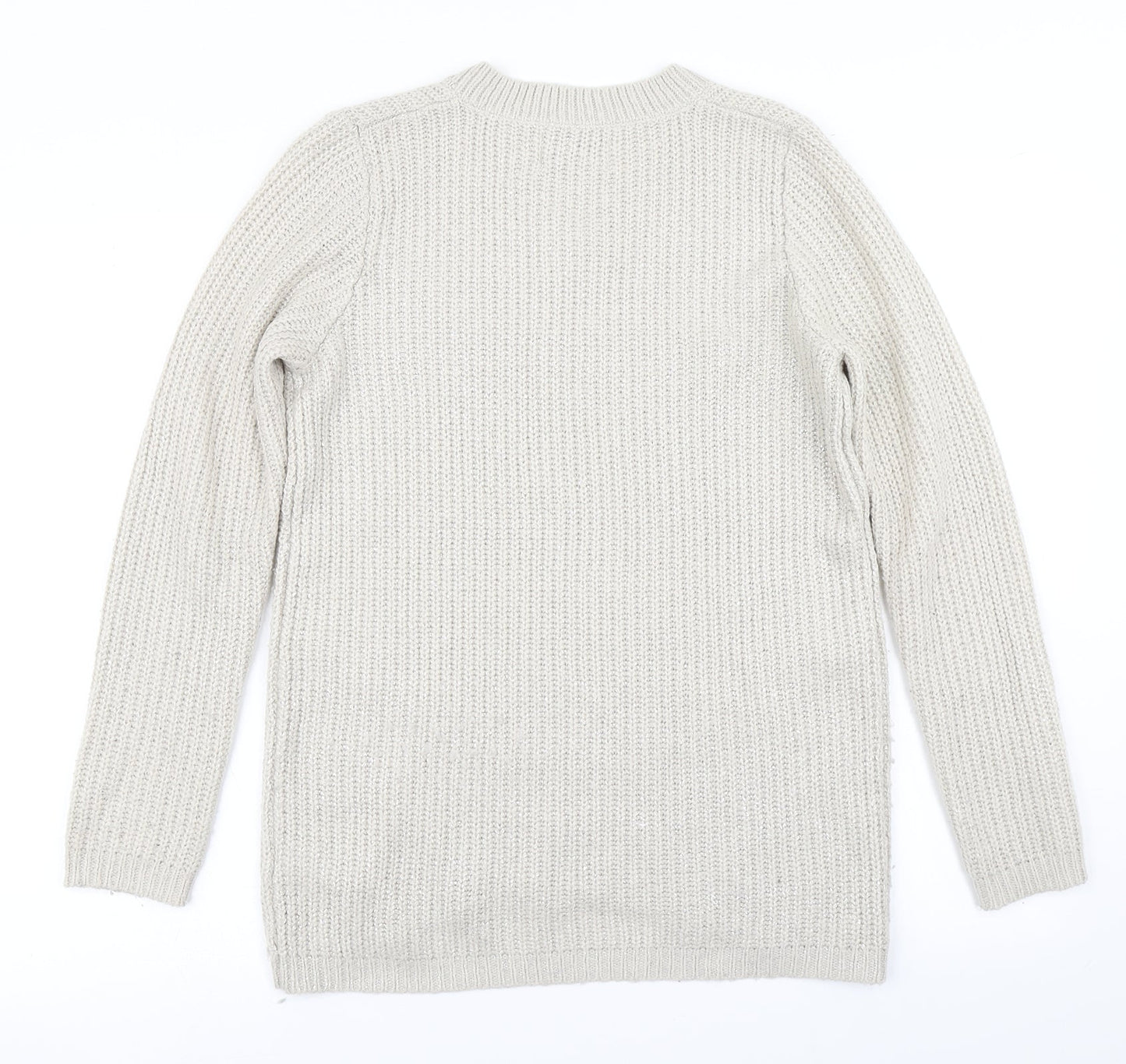 Womens UK Size S Papaya Gold Pullover Jumper