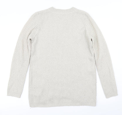 Womens UK Size S Papaya Gold Pullover Jumper
