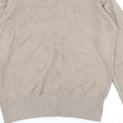 Womens UK Size 14 Plum Tree Brown Pullover Jumper