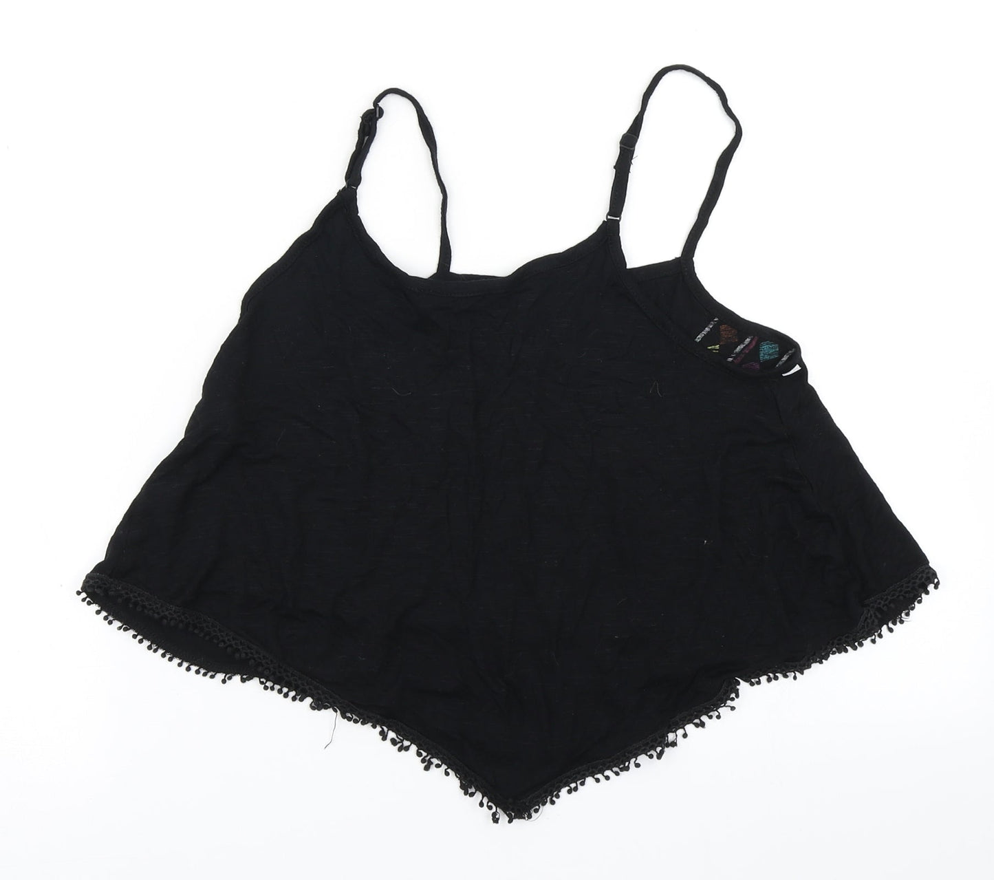 Womens UK Size 12 Select Black Cropped Tank