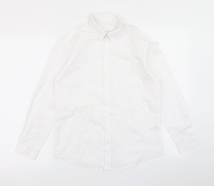 George Boys White   Basic Button-Up Size 11-12 Years