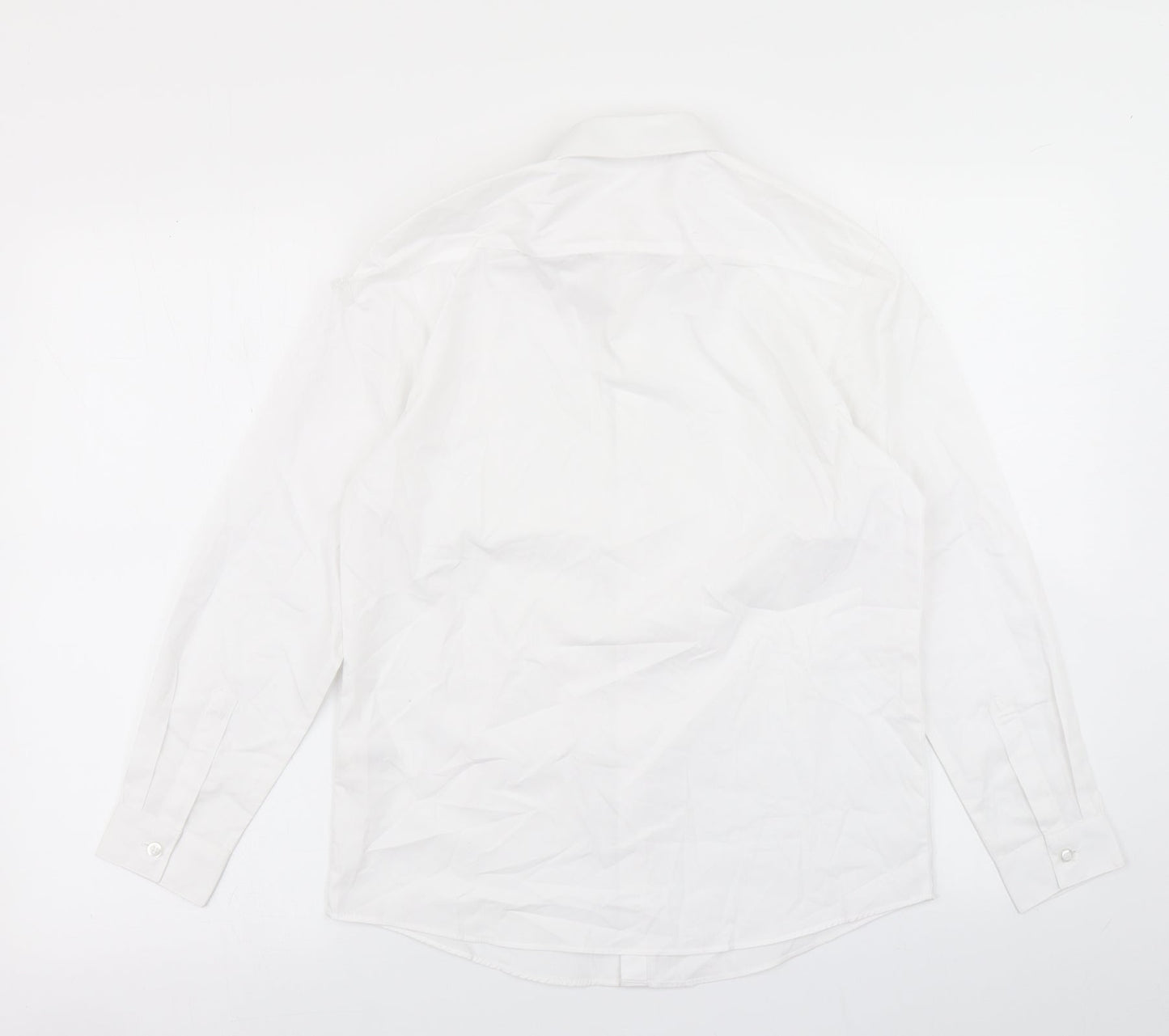 George Boys White   Basic Button-Up Size 11-12 Years