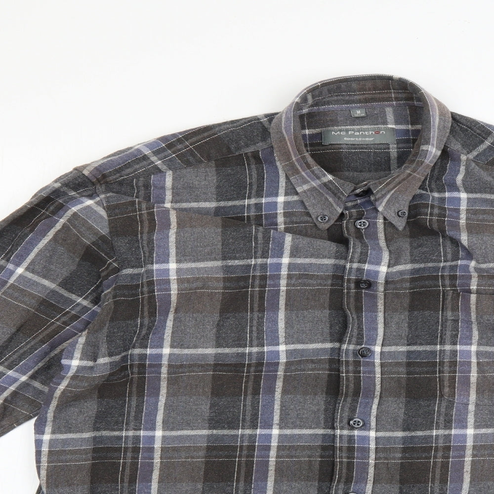 Mens UK Size M mc panthon Multicoloured  Button-Up Long Sleeve Casual Shirt