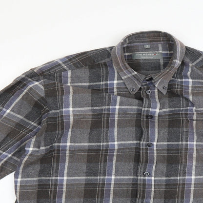 Mens UK Size M mc panthon Multicoloured  Button-Up Long Sleeve Casual Shirt