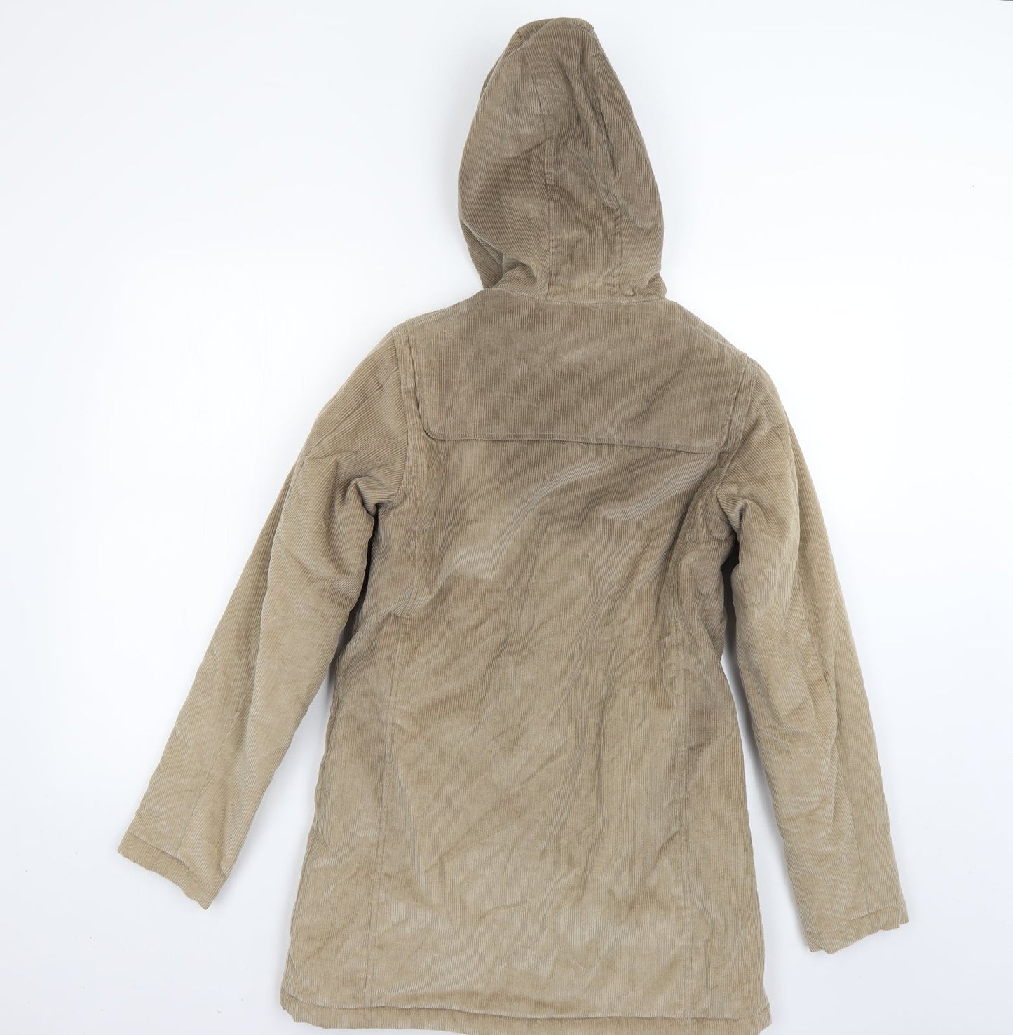 Womens UK Size 8 Preworn Beige Overcoat