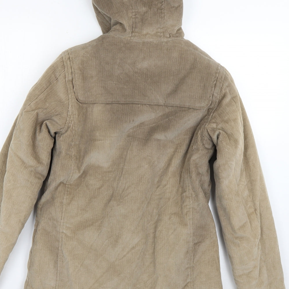 Womens UK Size 8 Preworn Beige Overcoat