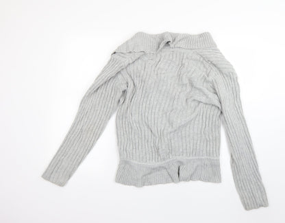 Preworn Womens Grey   Cardigan Jumper Size 12