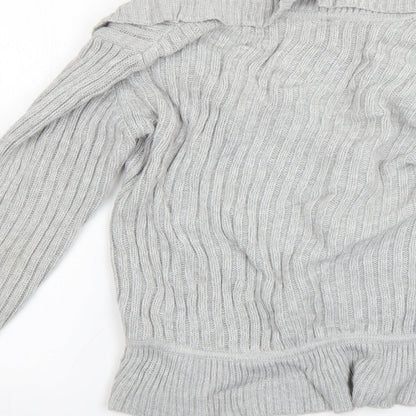 Preworn Womens Grey   Cardigan Jumper Size 12