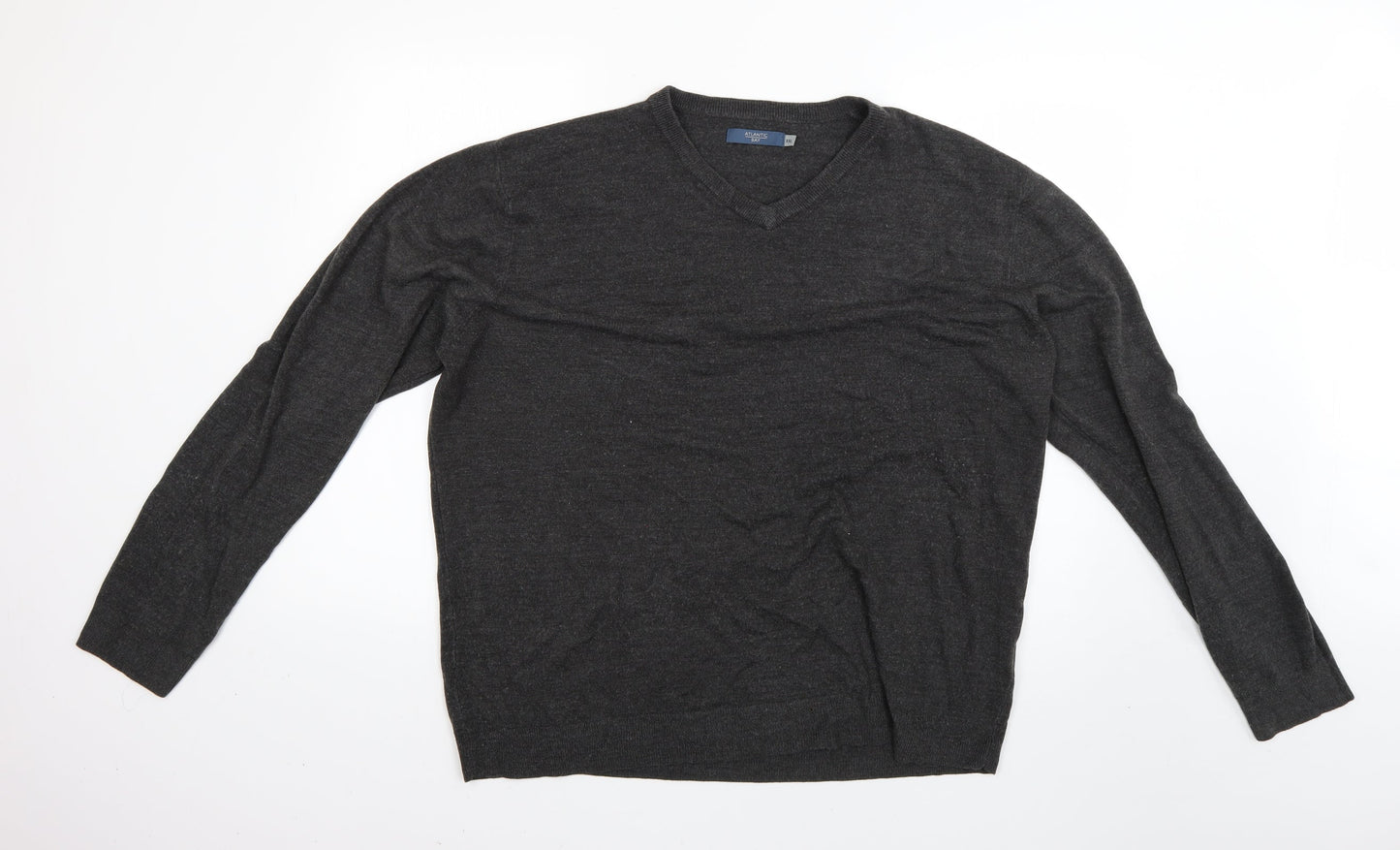 BHS Mens Grey   Pullover Jumper Size 2XL