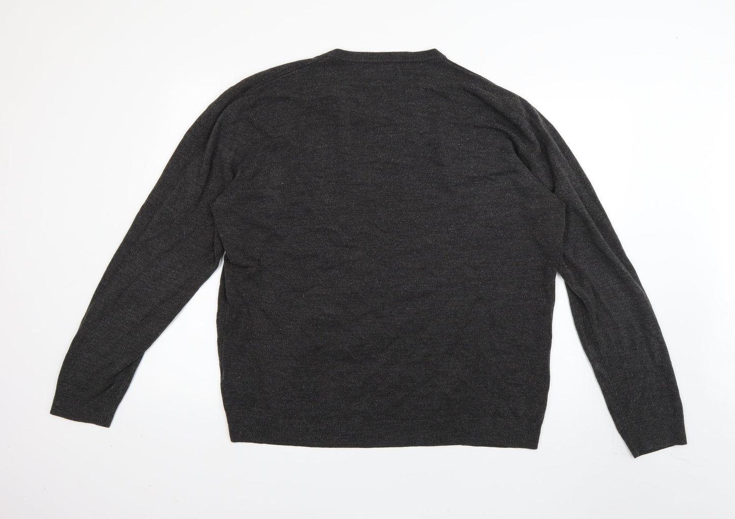 BHS Mens Grey   Pullover Jumper Size 2XL