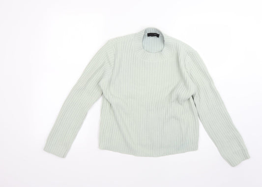 Womens UK Size 12 New Look Green Pullover Jumper