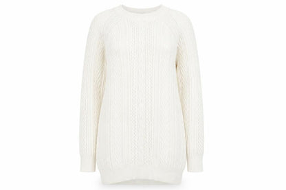 Womens UK Size S George Beige Pullover Jumper