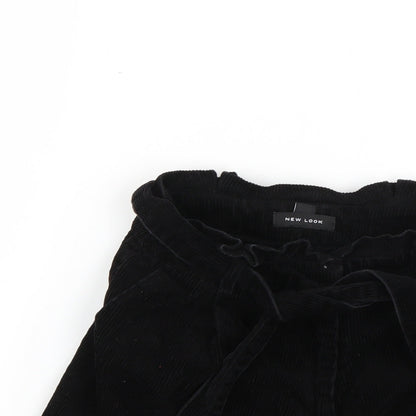 New Look Womens Black   Cut-Off Shorts Size 8