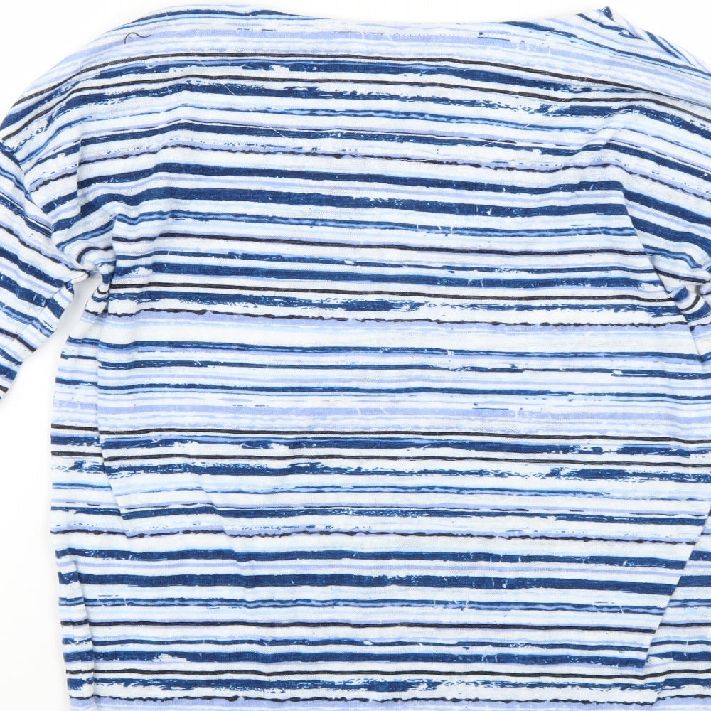 George Womens Multicoloured Striped  Pullover Jumper Size 10