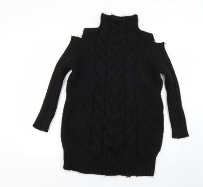 George Womens Black   Jumper Dress  Size S