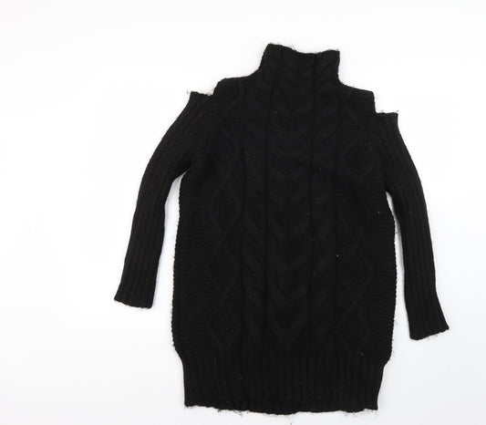 George Womens Black   Jumper Dress  Size S