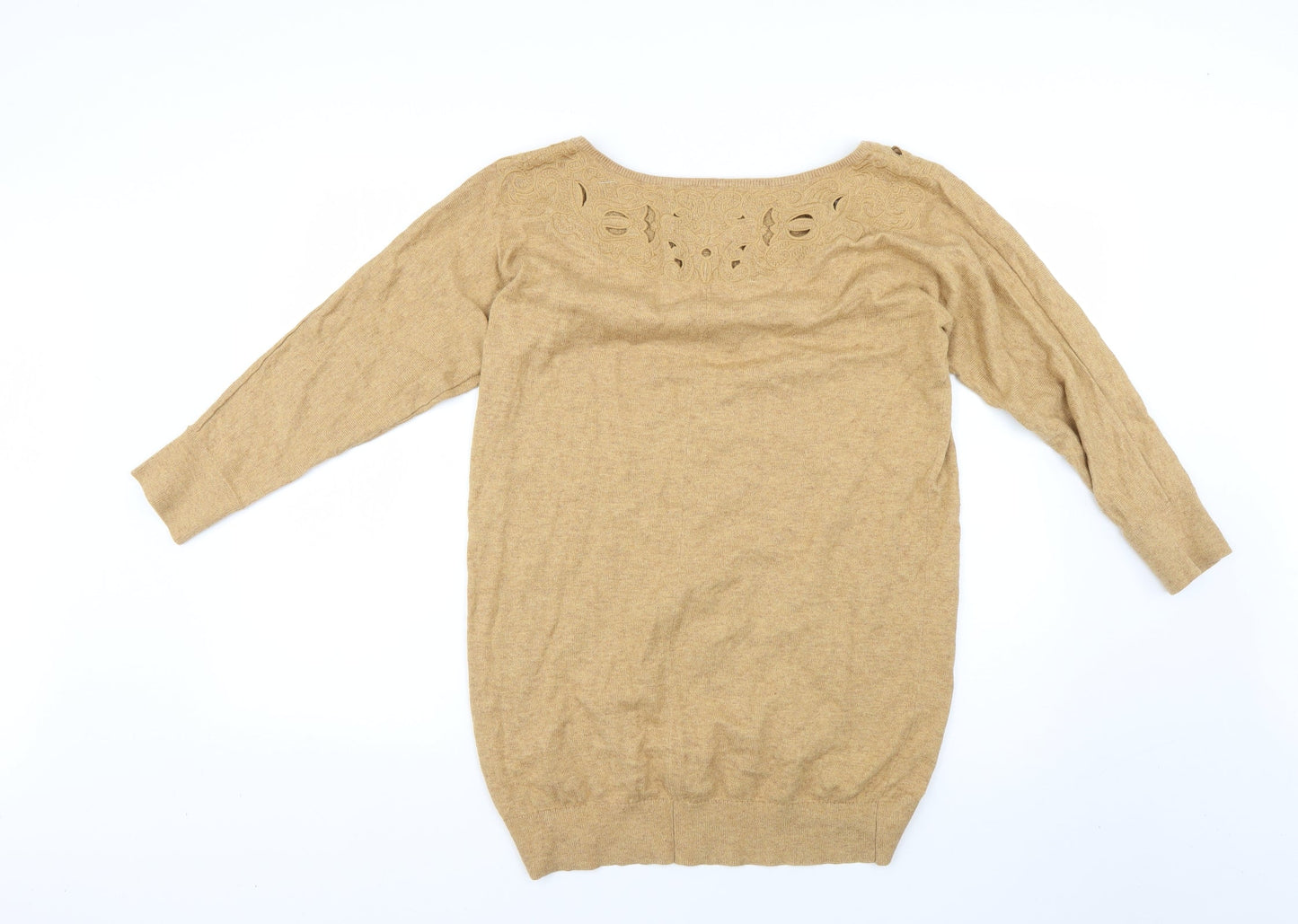 Womens UK Size S Monsoon Brown Pullover Jumper