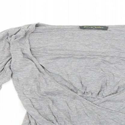 Womens UK Size 16 Blooming Marvellous Grey Basic T-Shirt