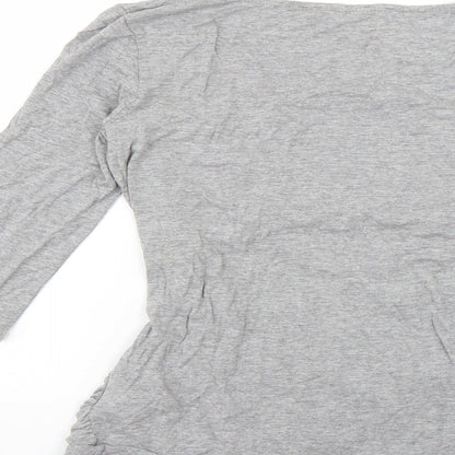 Womens UK Size 16 Blooming Marvellous Grey Basic T-Shirt