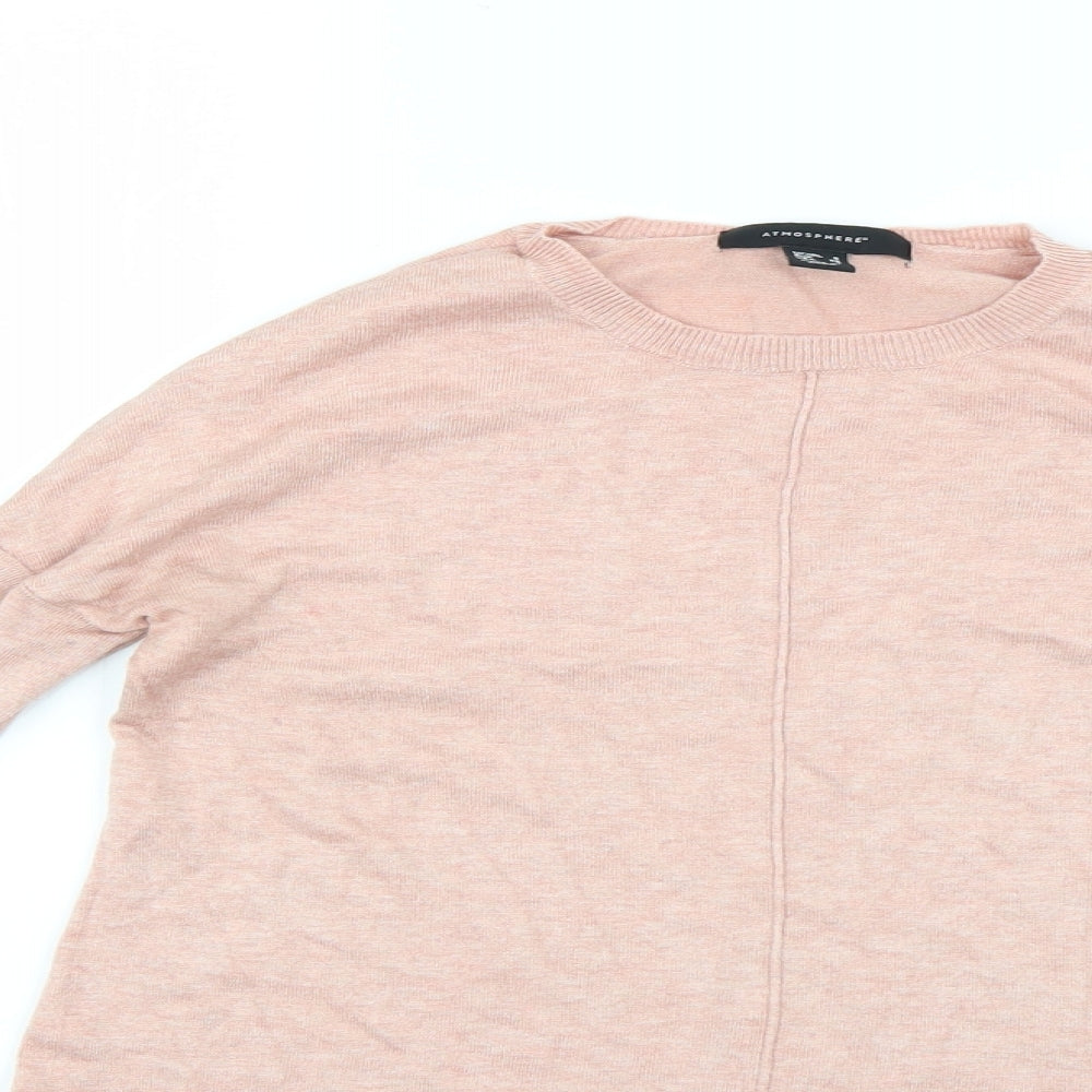 Womens UK Size 8 Atmosphere Pink Pullover Jumper