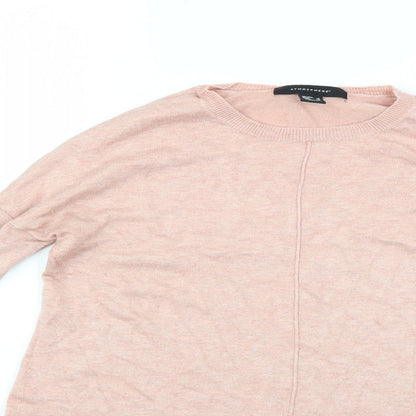 Womens UK Size 8 Atmosphere Pink Pullover Jumper