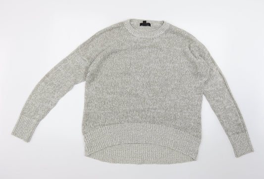 Womens UK Size L New Look Grey Pullover Jumper