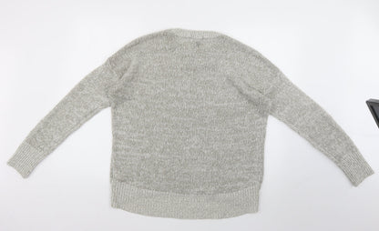 Womens UK Size L New Look Grey Pullover Jumper