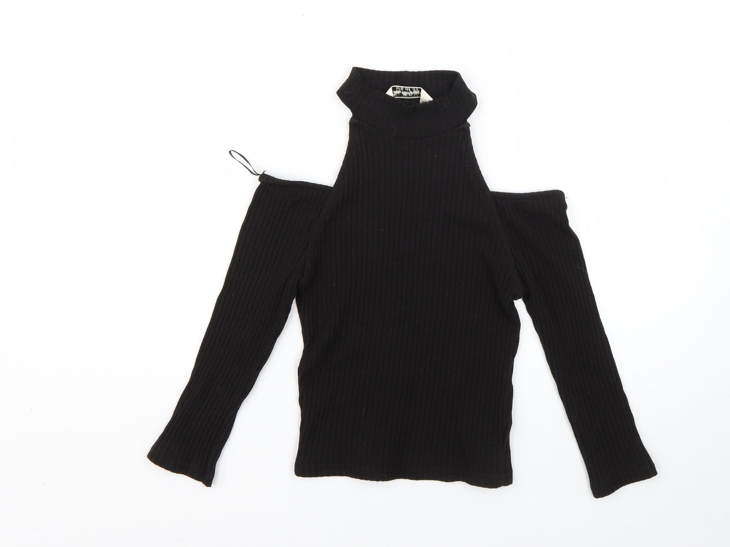 Womens UK Size 10 Miss Selfridge Black Pullover Jumper