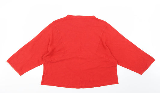 b young Womens Red   Pullover Jumper Size XL