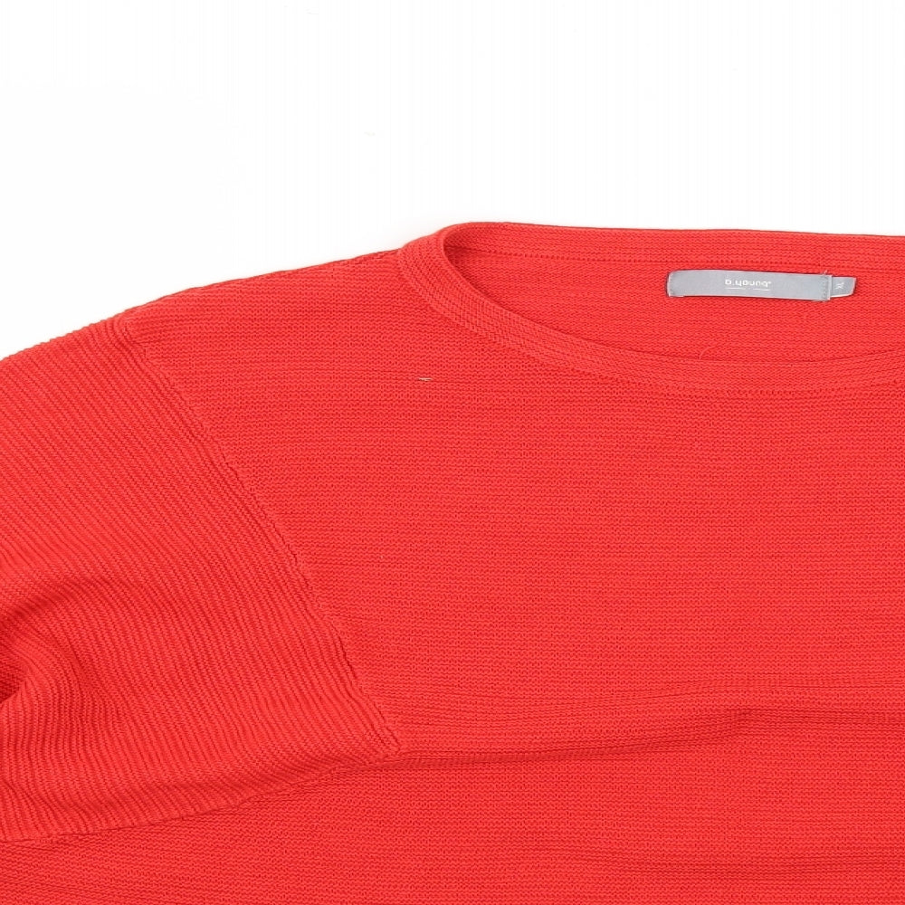 b young Womens Red   Pullover Jumper Size XL