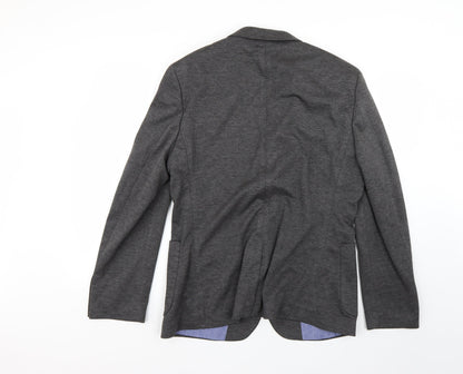 acw85 Mens Grey   Jacket Blazer Size L