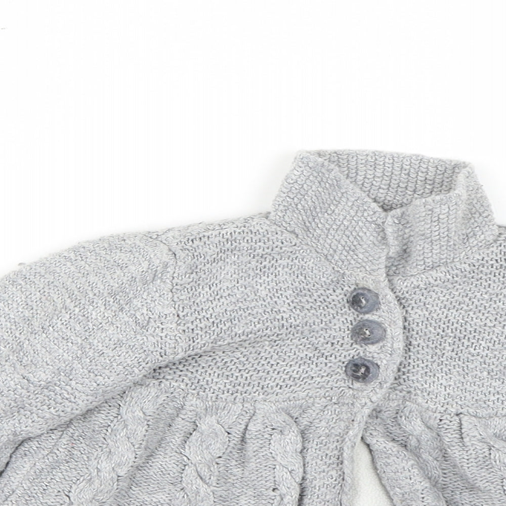 young dimensions Baby Grey   Basic Coat Poncho Size 18-24 Months