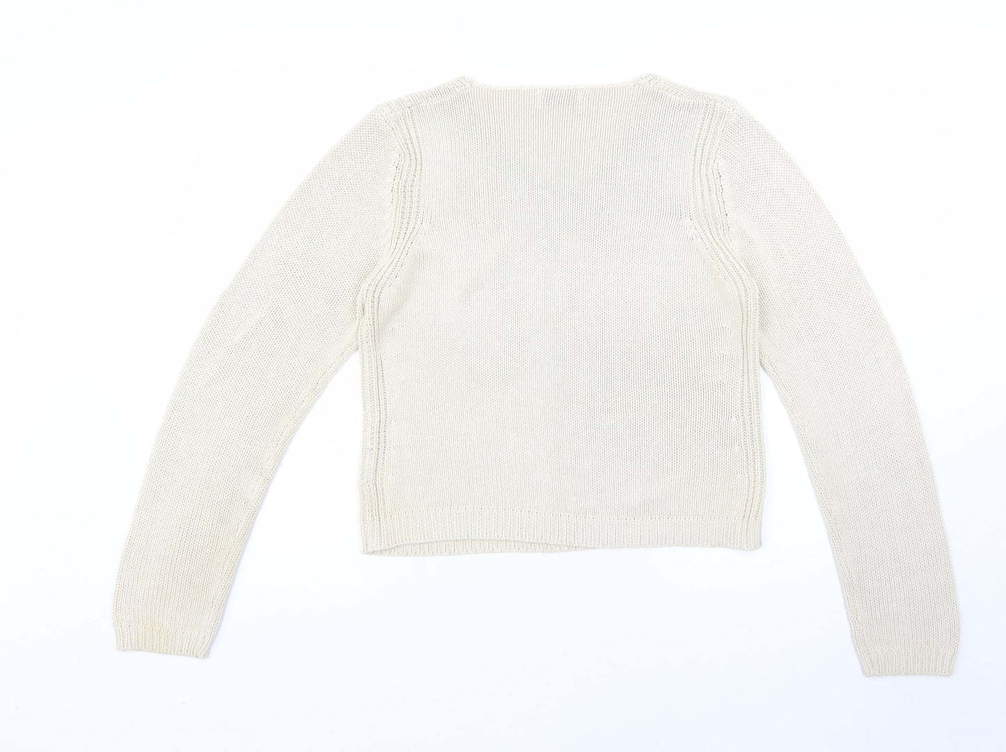 Womens UK Size 14 Internacionale Beige Pullover Jumper